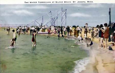 Silver Beach Amusement Park - Old Post Card